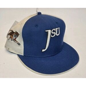 NEW NCAA Jackson State University Tigers Baaeball Hat Wool Fitted Size  7 1/4"